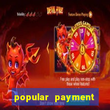 popular payment methods online casinos