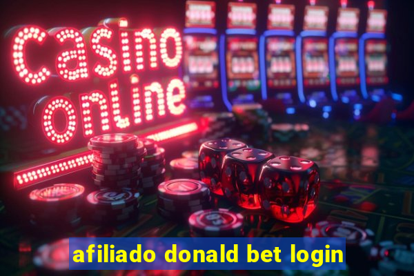 afiliado donald bet login