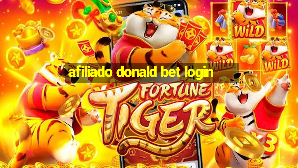 afiliado donald bet login