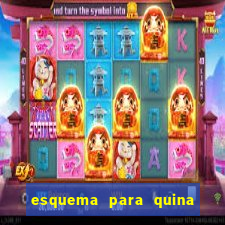 esquema para quina com 20 dezenas