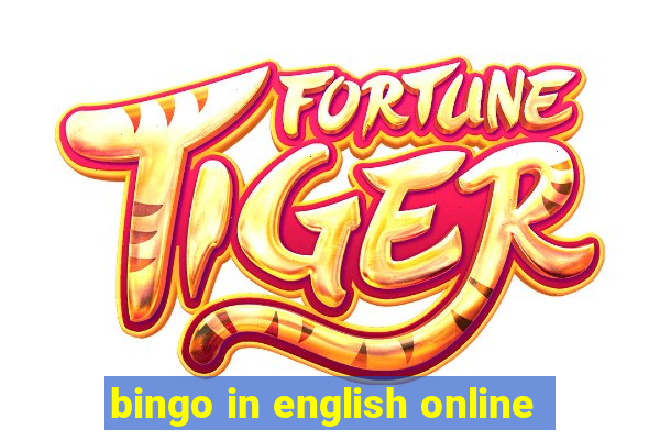 bingo in english online