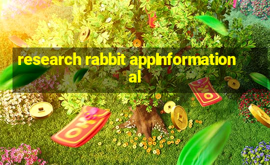 research rabbit appInformational