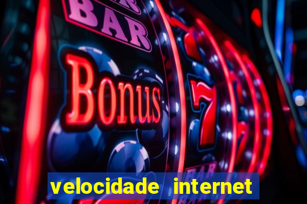 velocidade internet para jogar online