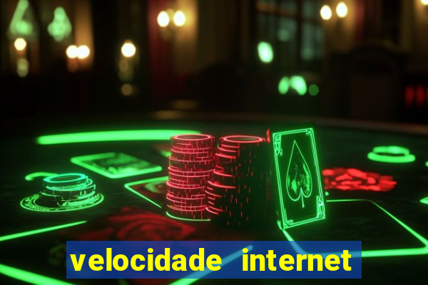 velocidade internet para jogar online