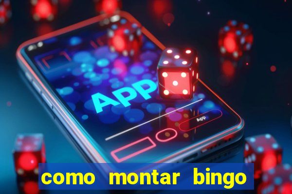 como montar bingo brinquedos toia