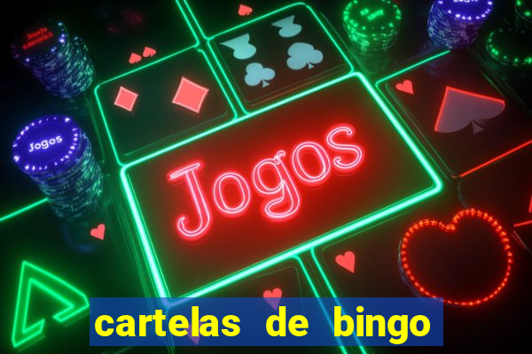 cartelas de bingo para chá de bebê