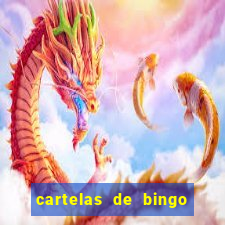 cartelas de bingo para chá de bebê