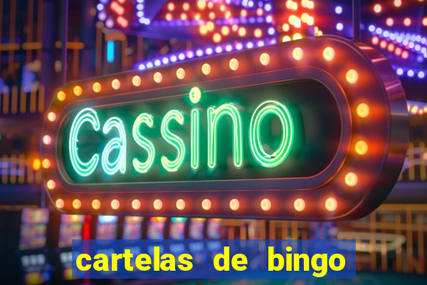 cartelas de bingo para chá de bebê