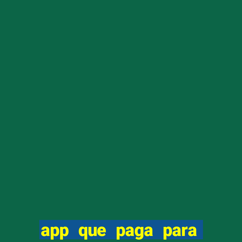 app que paga para jogar de verdade