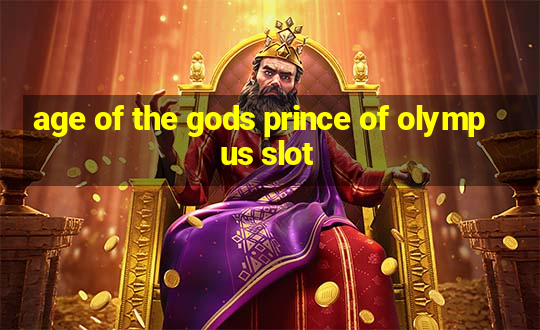 age of the gods prince of olympus slot