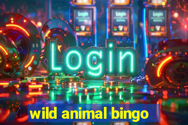 wild animal bingo