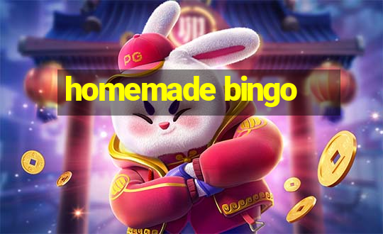 homemade bingo