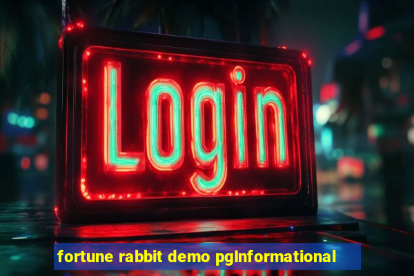 fortune rabbit demo pgInformational