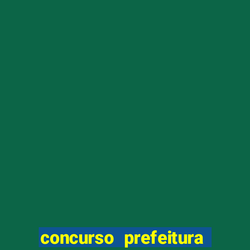 concurso prefeitura de cerejeiras