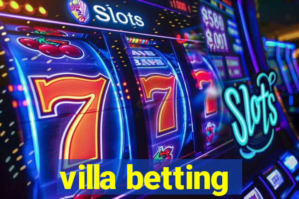 villa betting