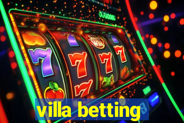 villa betting