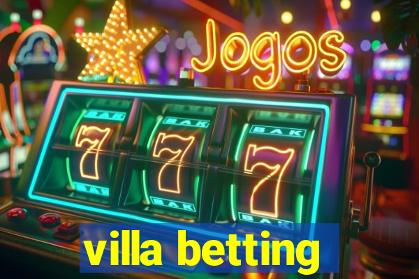 villa betting