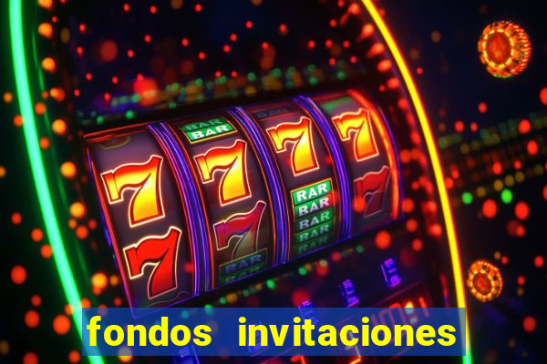 fondos invitaciones de bingo para editar