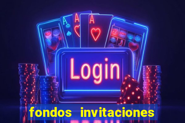 fondos invitaciones de bingo para editar