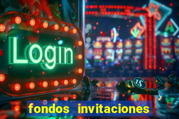 fondos invitaciones de bingo para editar