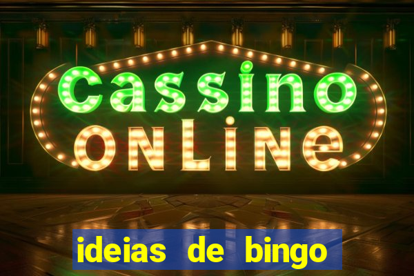 ideias de bingo para o natal