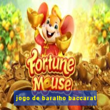 jogo de baralho baccarat