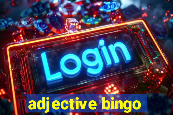 adjective bingo