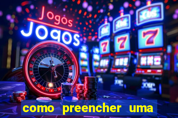 como preencher uma cartela de bingo