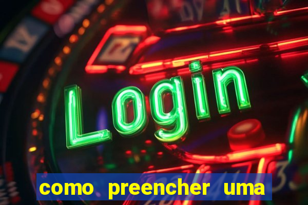 como preencher uma cartela de bingo