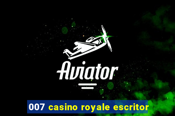 007 casino royale escritor