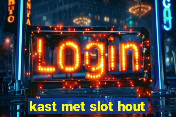 kast met slot hout