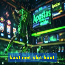 kast met slot hout