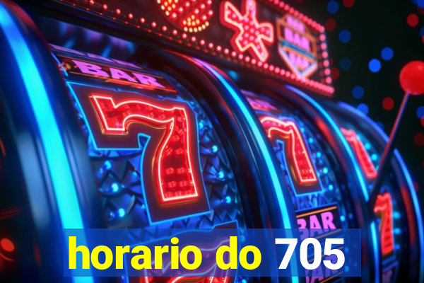 horario do 705