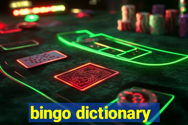 bingo dictionary