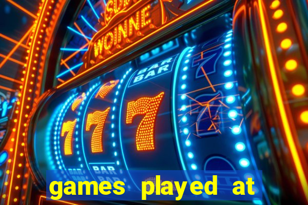 games played at the casino