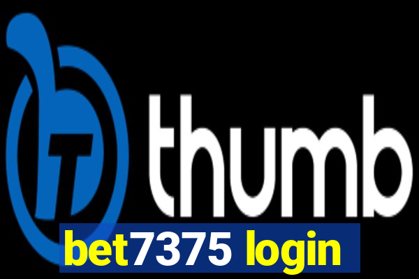 bet7375 login