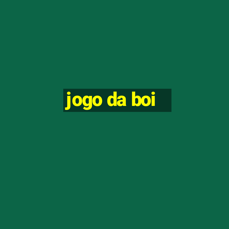 jogo da boi