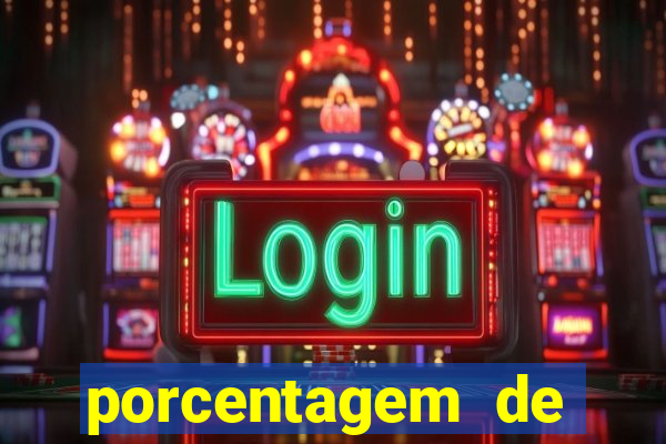 porcentagem de jogos slots