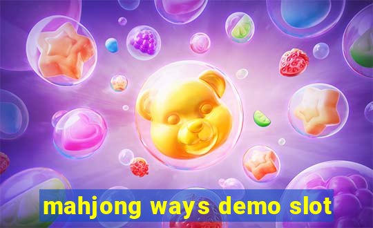 mahjong ways demo slot