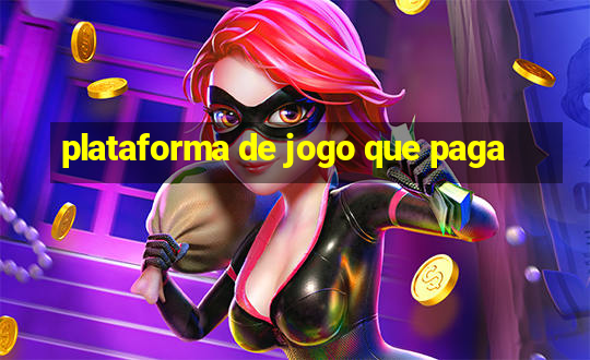 plataforma de jogo que paga