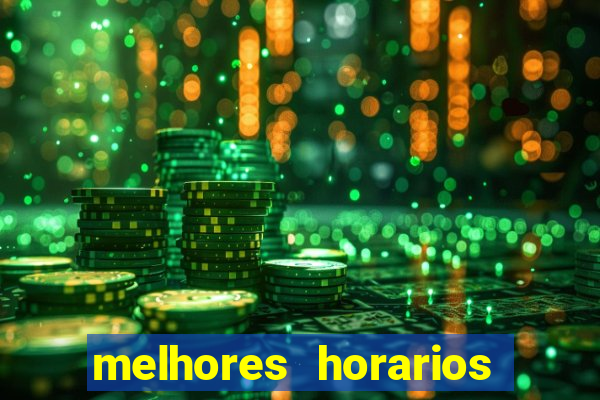 melhores horarios para jogar no fortune tiger