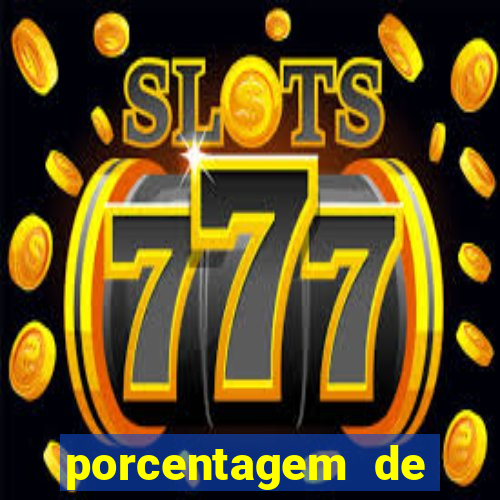 porcentagem de ganhos slots