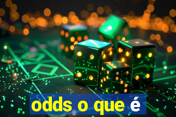 odds o que é