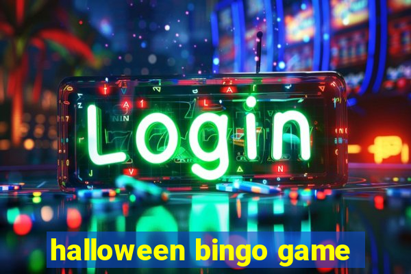 halloween bingo game