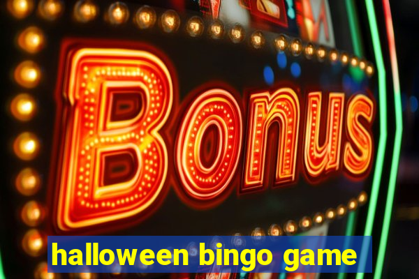 halloween bingo game