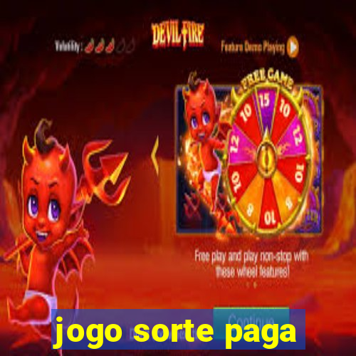 jogo sorte paga