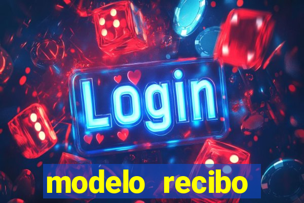 modelo recibo pagamento autonomo