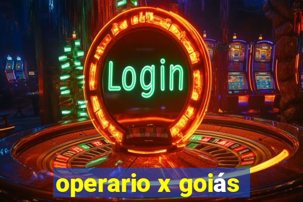 operario x goiás