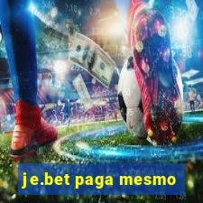 je.bet paga mesmo