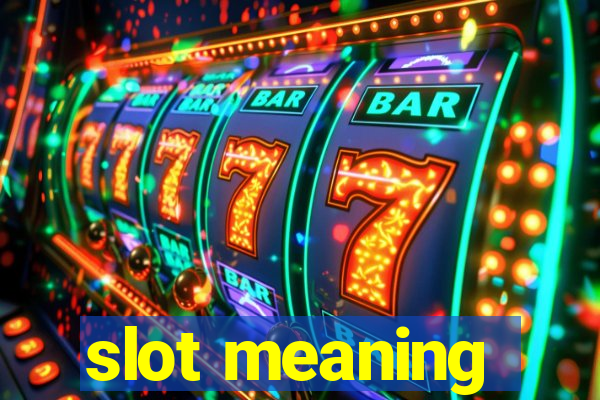 slot meaning